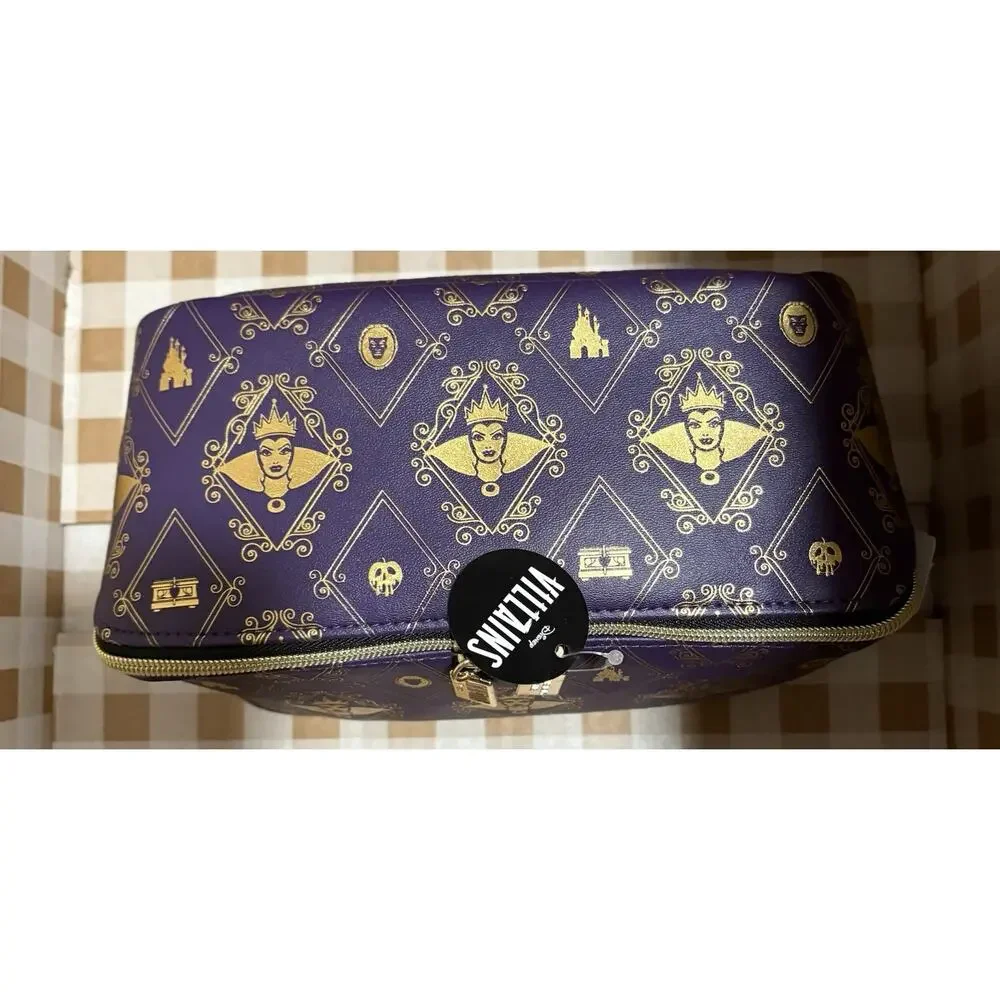 Bath & Body Works Evil Queen Cosmetic Makeup Bag Purple Travel Case NWT